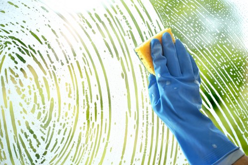 Technician reviewing a carpet cleaning complaint form