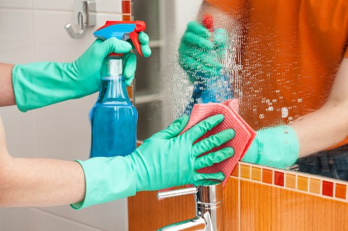 Carpet cleaning team using sustainable practices in Hampton Hill