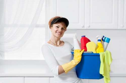Professional carpet cleaning equipment used in a Hampton Hill business