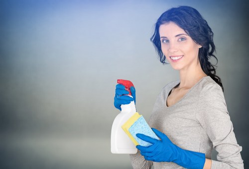 Different rug materials prepared for safe cleaning in Hampton Hill